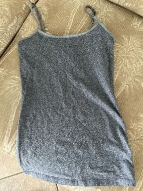 SO Gray Spaghetti Strap Cami Tank Top